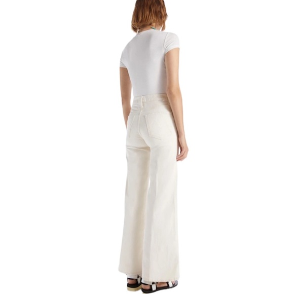 NEW MOTHER SUPERIOR The Side Zip Roller Skimp Flare Leg Jeans NWT - Picture 2 of 15